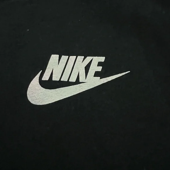 Nike Black Long Sleeve mock turtleneck flare, peplum top. Youth large. - Picture 4 of 5